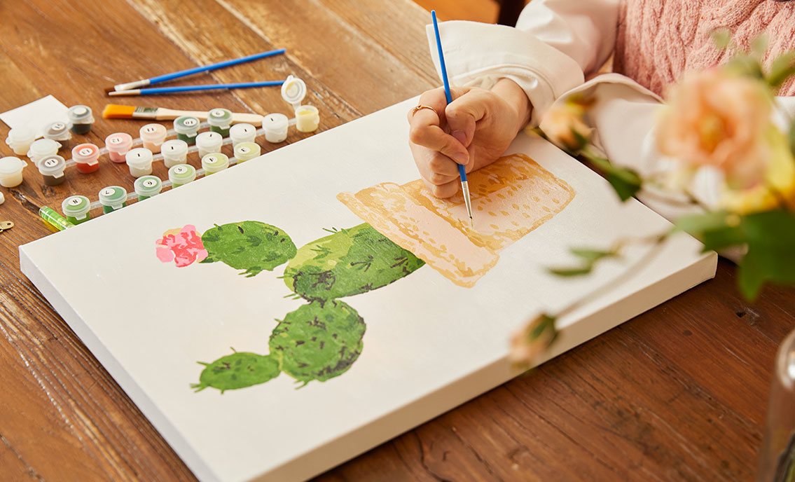 색을 입히는 순간 시작되는 마법 누구나 쉽게 그리는 DIY 키트, 피포페인팅