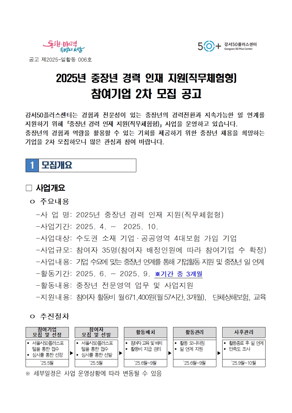 1.+중장년경력인재지원(직무체험형)-강서50플러스센터+참여기업+2차+모집+공고문001.jpg