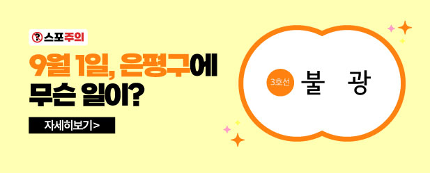 은평구에 무슨 일이 ~8.31.